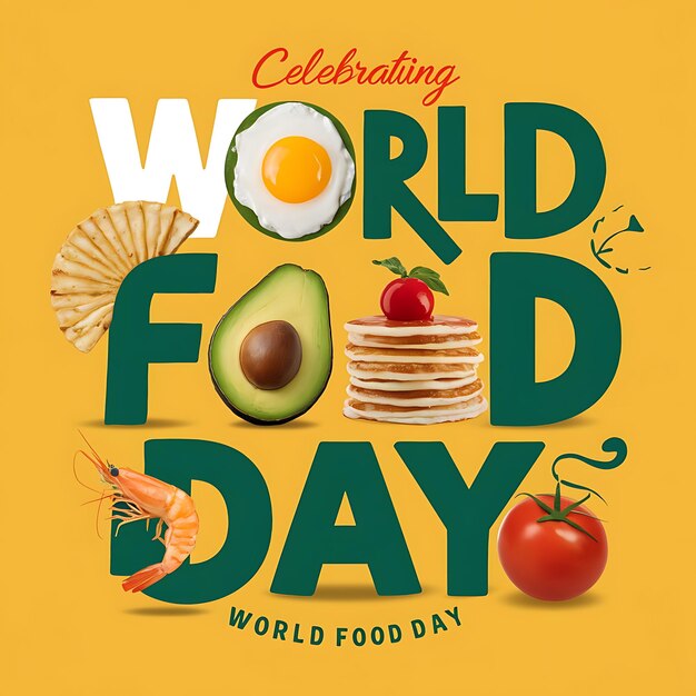 Photo world food day with planet bowl