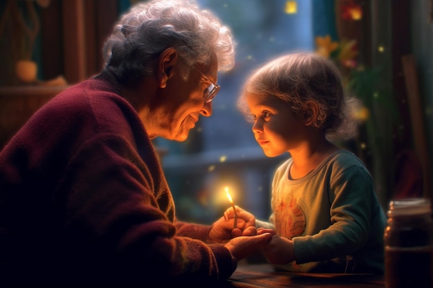 World Grandparents Day Old age Caregiving sweethearts and relatives helplessness affection and care for the older generation native peoplefavourite person grandpa grandma