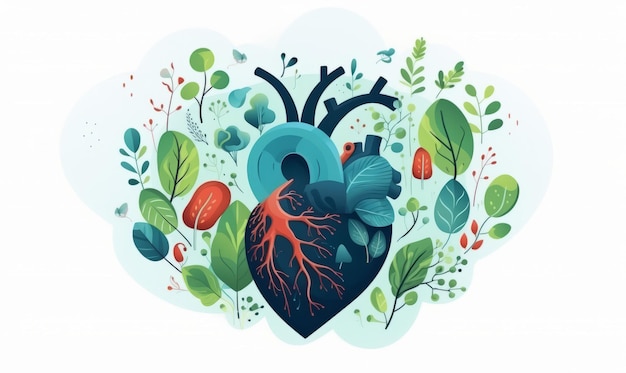 World heart day illustration