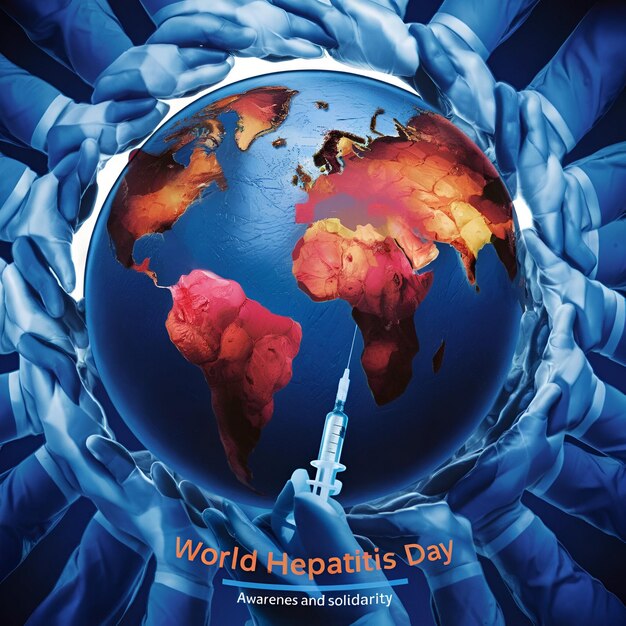 World hepatitis day 28 july greeting