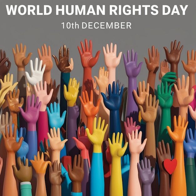 Photo world human rights day a global celebration of equality and unity