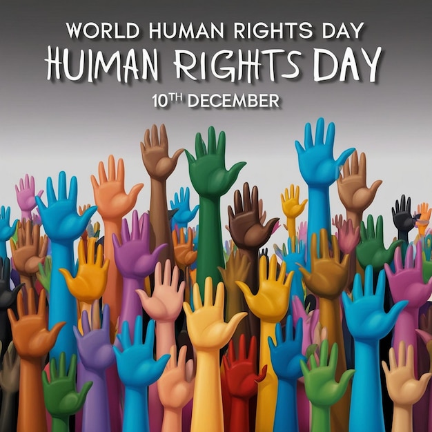 Photo world human rights day a global celebration of equality and unity