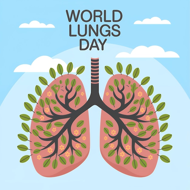 Photo world lungs day ai generated images