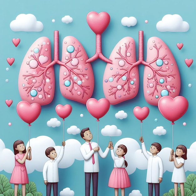 world lungs day ai generated images