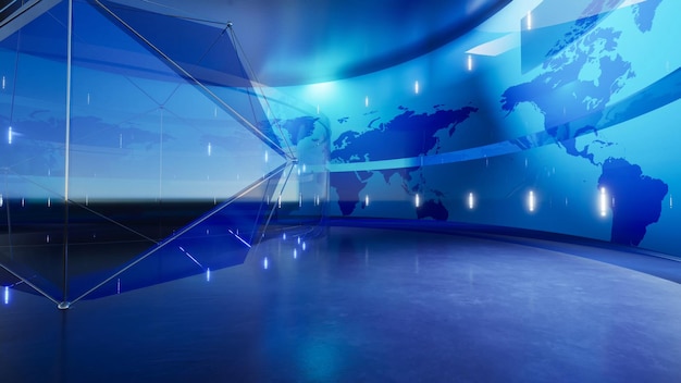 World Map Background 3d rendering