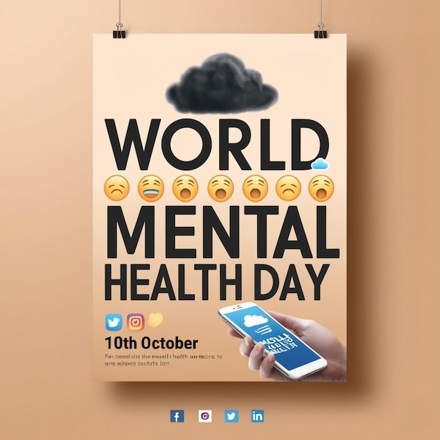 World Mental Health Day Celebration Template Ideas