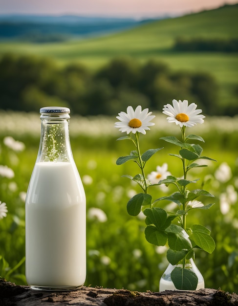 World Milk Day Milk bottle on wooden table 4