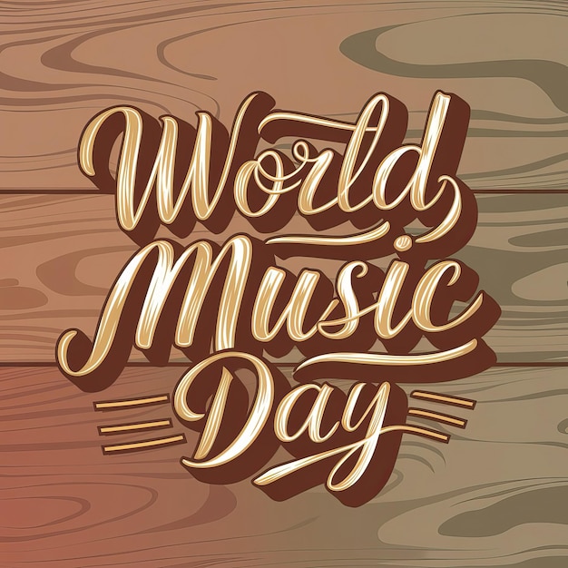 Photo world music day or international music day world music day poster happy world music day