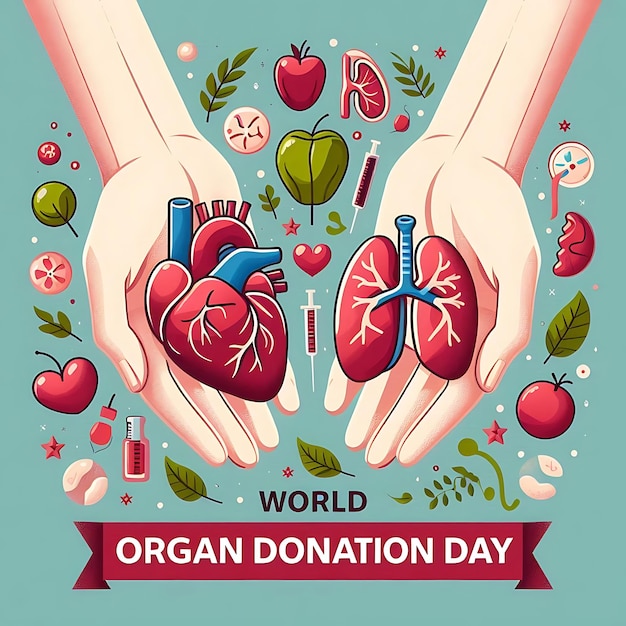 world organ donation day a poster for an event that says