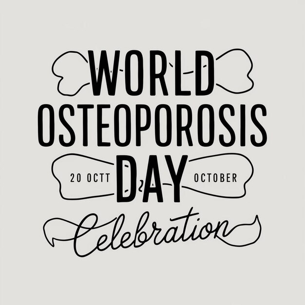 World Osteoporosis Day Illustration