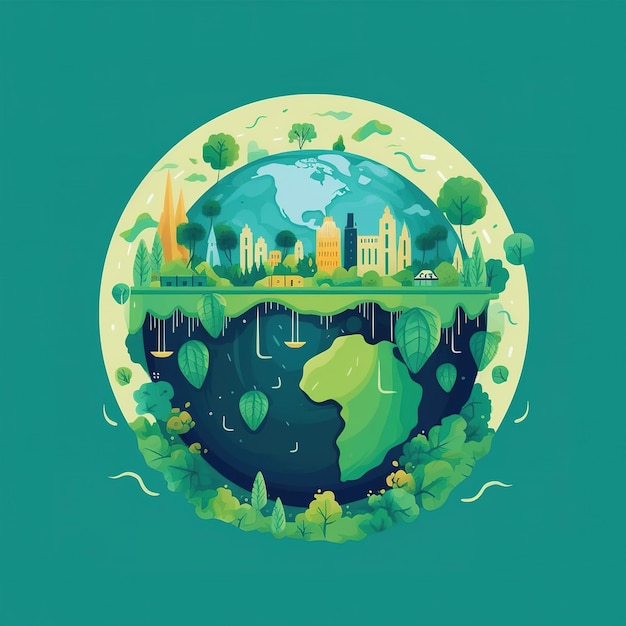 World ozone day illustration