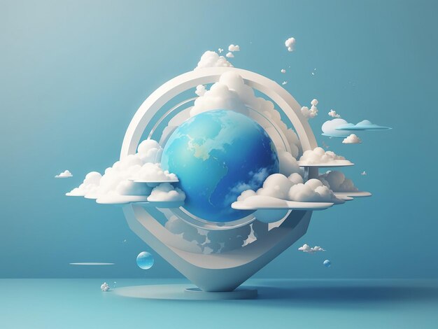 World Ozone Day Minimal 3D Design