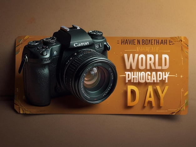 World Photography Day 2024 bannar card