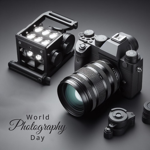 World Photography Day PSD Banner Design Template