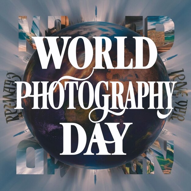 world photography day social media poster