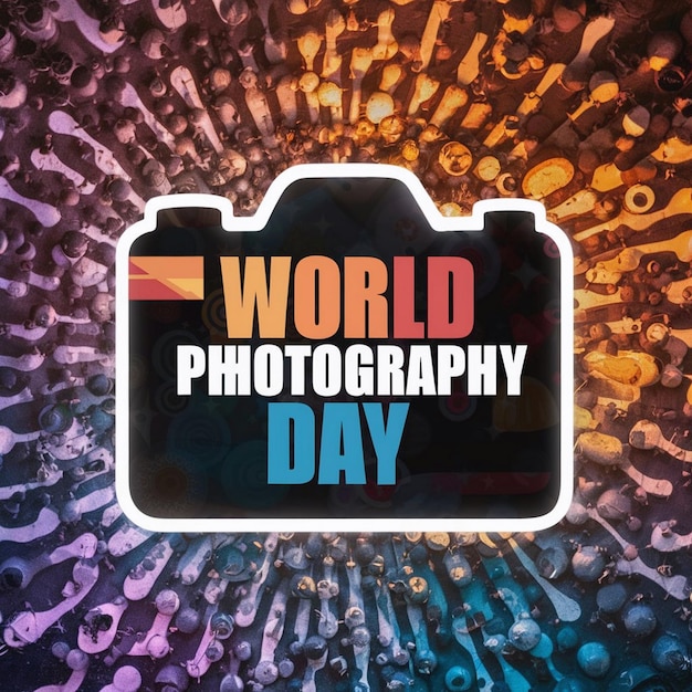 world photography day social media poster