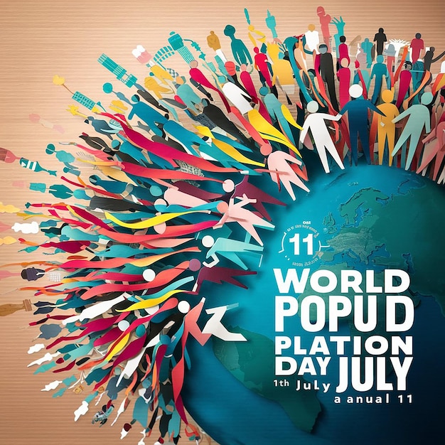 World Population Day Background Jpg Image Generated With AI