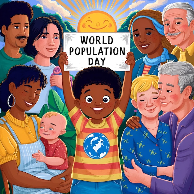 world population day design poster