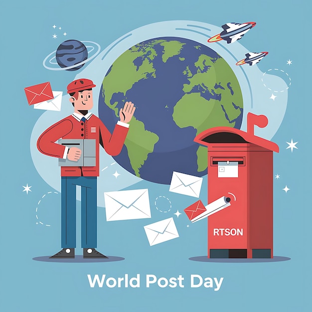 World post day social media post