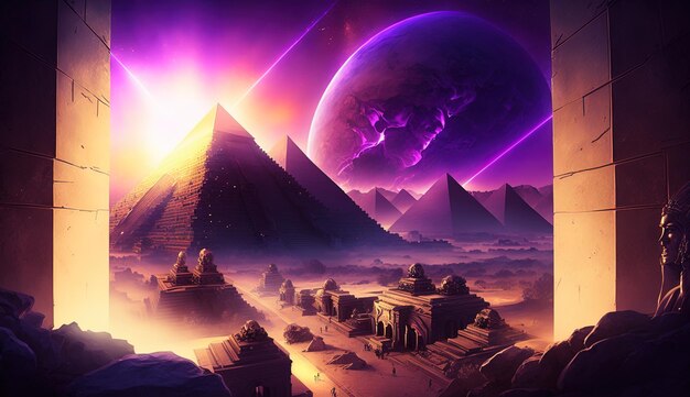 a world of the pyramids