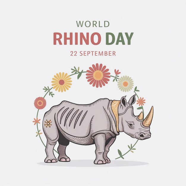 World Rhino Day Celebration Design