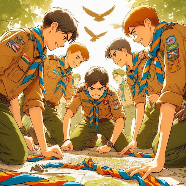 Photo world scout scarf day hd image