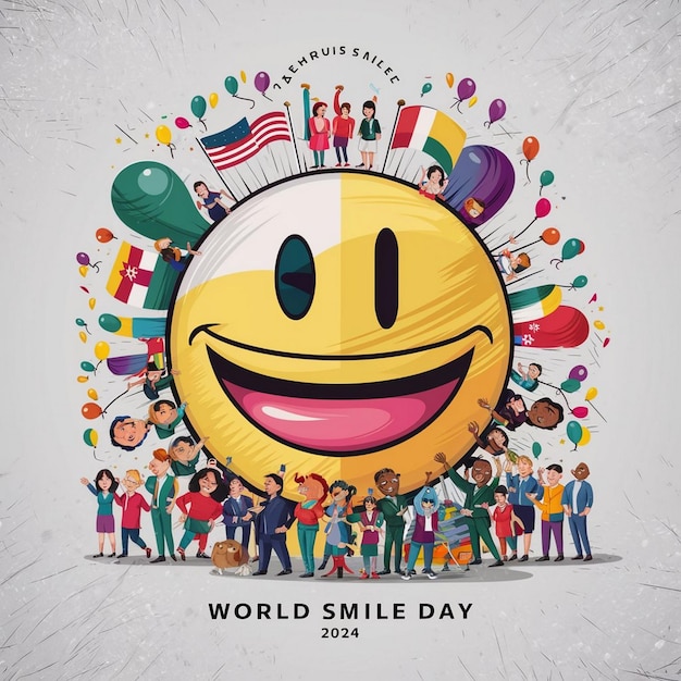 World Smile Day Illustration