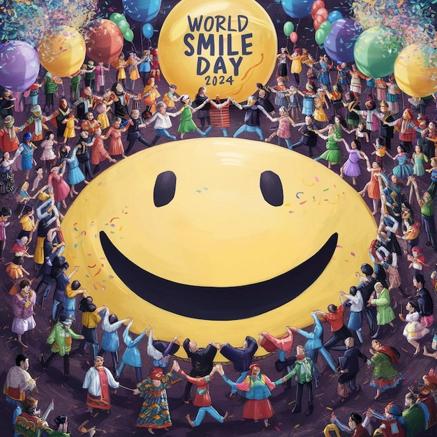 World Smile Day Illustration