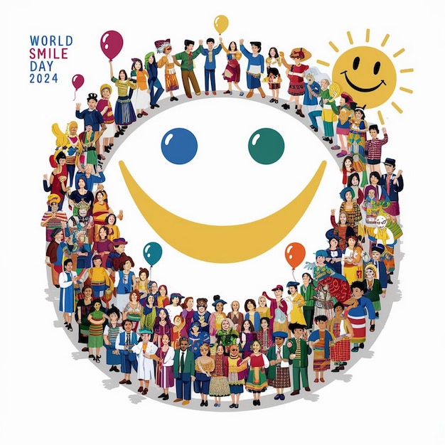 World Smile Day Illustration