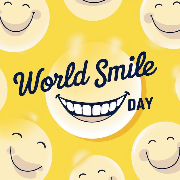 World Smile Day social media post