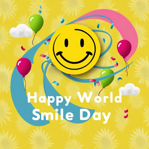 World Smile Day social media post