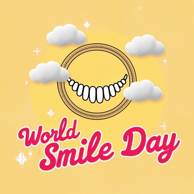 World Smile Day social media post