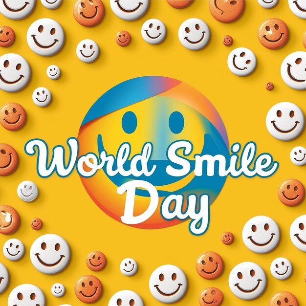 World Smile Day social media post