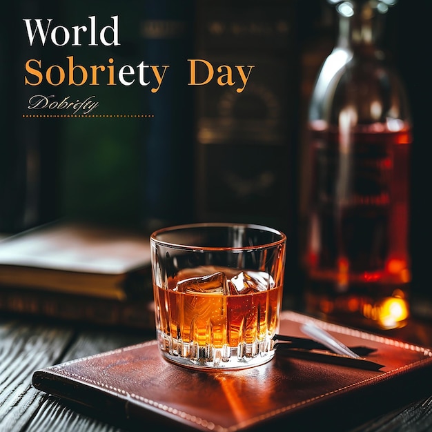 World Sobriety Day promotional Instagram post template