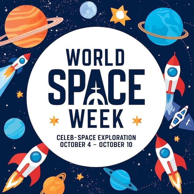 World Space Week Celebration Design