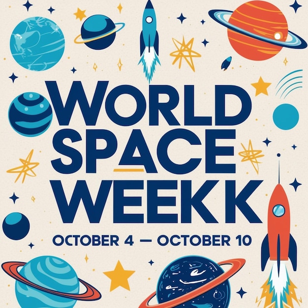 World Space Week Celebration Design