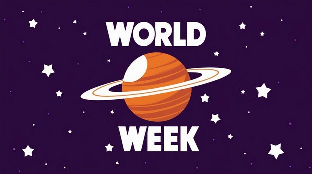 World Space Week October 410 Campaign or Celebration Banner