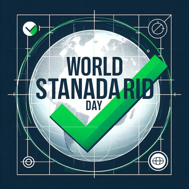 World Standards Day Welcome Banner Illustration Template