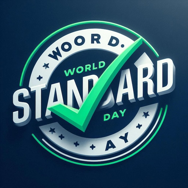 World Standards Day Welcome Banner Illustration Template