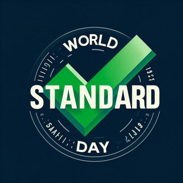 World Standards Day Welcome Banner Illustration Template