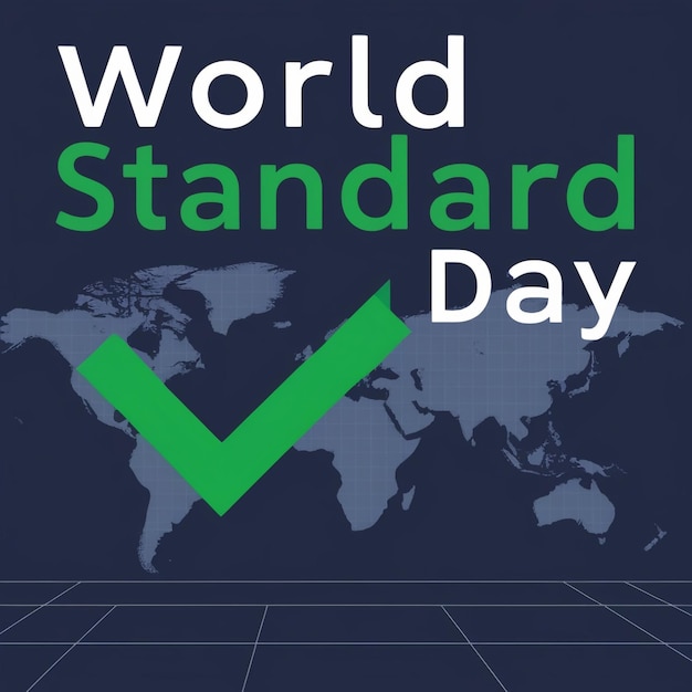 World Standards Day Welcome Banner Illustration Template