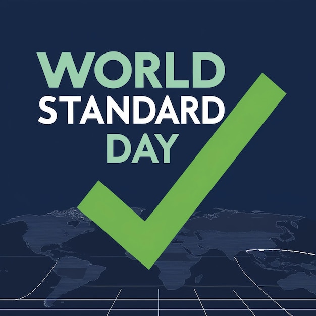 World Standards Day Welcome Banner Illustration Template