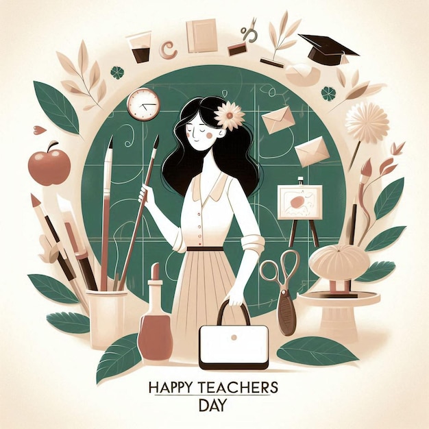 Photo world teachers day illustrationelegant teachers day banner artworkteachers day graphic design