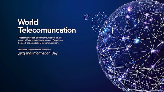 World Telecommunication and Information Society Day Vibrant Vector Illustration