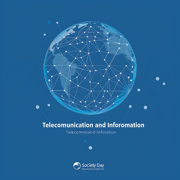 World Telecommunication and Information Society Day Vibrant Vector Illustration