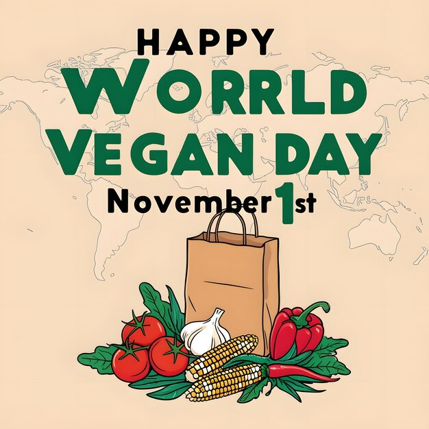 Photo world vegan day on november 1st