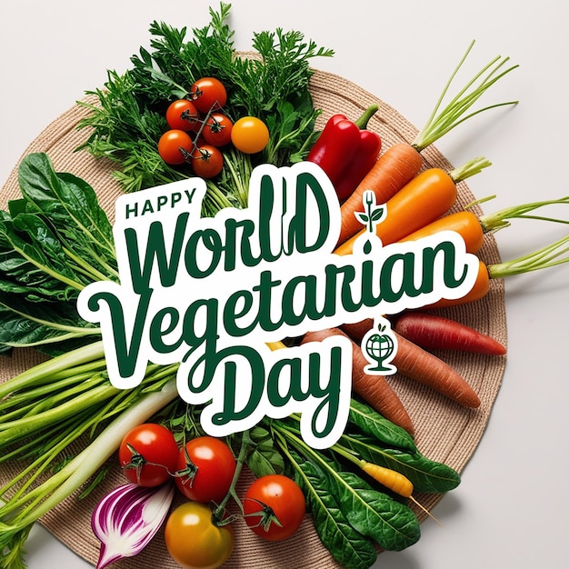 world vegetable day vegetable on the world fresh vegetable vegan day world food day concept 05