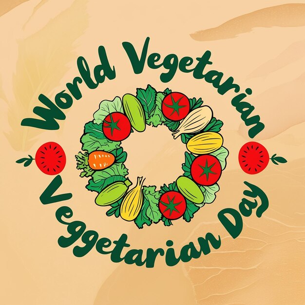 Photo world vegetable day vegetable on the world fresh vegetable vegan day world food day