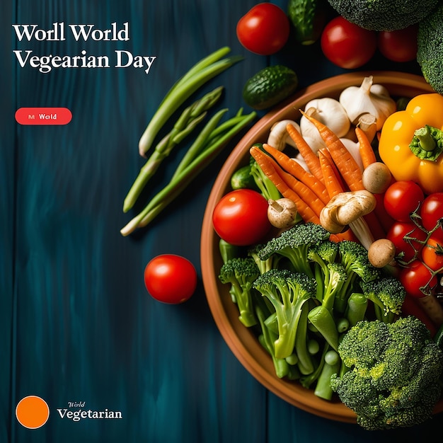 World Vegetarian Day promotional Instagram post