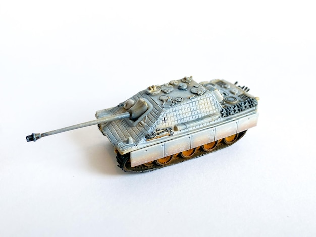 World war 2 tank model toy isolate on white background